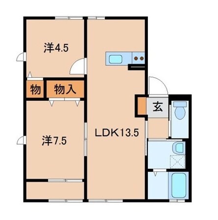 箕島駅 徒歩20分 2階の物件間取画像